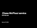 Chase McPhaul funeral service
