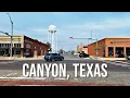 Canyon Texas Drive with me through a Texas town Home to West Texas A M University