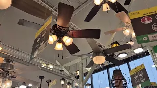 Ceiling fans at Menards