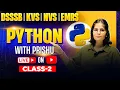 Class-2 Character Set Tokens Keywords Identifiers Literals Python with Prishu