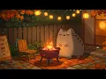 Download Lagu Cozy Autumn Night Pusheen's 🔥 Chill Beats for a Calm \u0026 Relaxtion #lofimusic #chill
