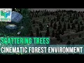 Part 4 Scattering Trees - Maya Arnold Cinematic Forest Environment Tutorial