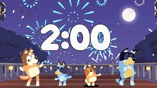 2 Minute Bluey Dance Countdown Timer