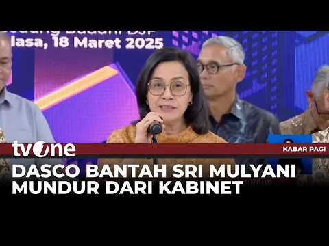 IHSG Anjlok, Sri Mulyani Bantah Mundur