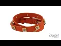 Tory Burch Message Double-Wrap Bracelet SKU 9025096