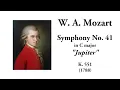Mozart: Symphony No. 41 in C major, K. 551 "Jupiter" (with Score)