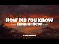 Download Lagu 🎶 How Did You Know by Chiqui Pineda #lyricvideo #youtube #music #ulyricslibrary
