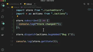 Redux - Subscribing to the Store By Mosh Hamedani