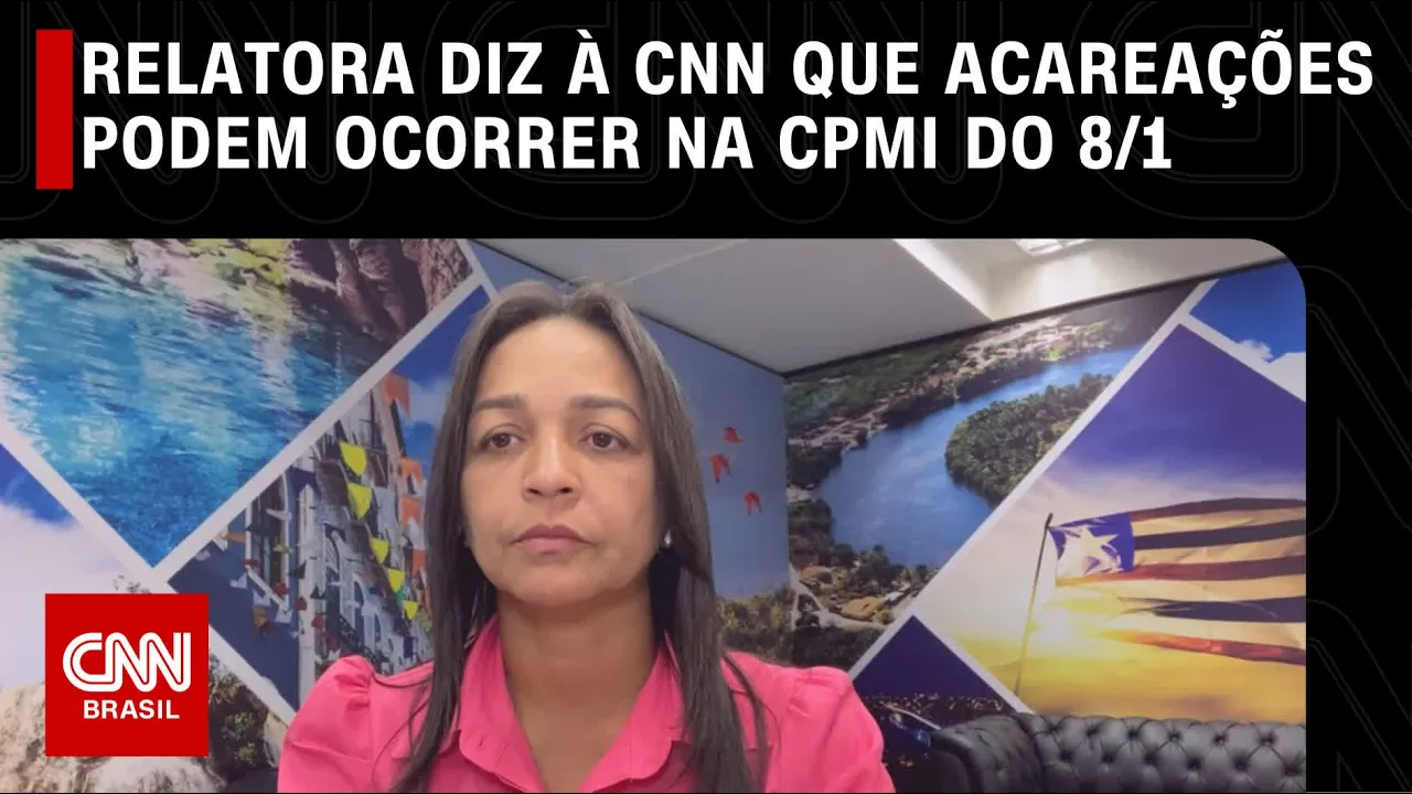 Relatora da CPMI do 8/1 diz à CNN que acareações podem ocorrer na comissão | CNN 360º