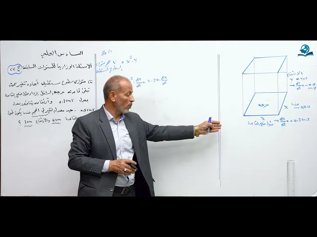 رياضيات السادس العلمي - الفصل الثالث - ألاسئله الوزارية الخارجية ج22