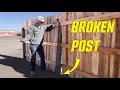 Lagu The Easy Way To Replace A Broken Fence Post