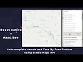 React-Native and MapLibre Autocomplete search and Turn By Turn Feature using Stadia Maps API
