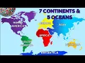 7 continents and 5 oceans 7 continents and 5 oceans map world outline map 7 continents and 5 oceans
