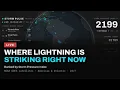 LIVE Lightning Map Storms Across the Americas