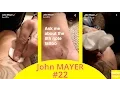John Mayer getting a homemade tatoo - snapchat