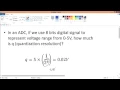 l1v1 1 Meaning of quantization resolution and calculating it