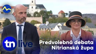 Kto ovládne Nitriansky kraj? Čuláková a Varga v predvolebnej diskusii | Voľby 2026 | TN live