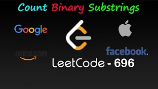 LEETCODE - 696 Count Binary Substrings Easy solution
