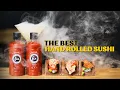 Epic Hand Rolled Sushi B Roll Sugo Hand Roll Bar and Fix Hot Sauce