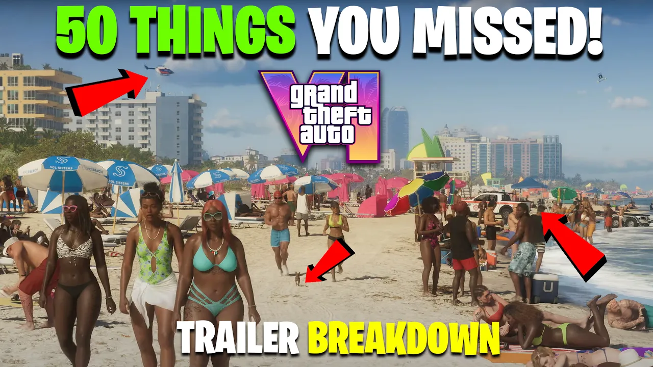 50 THINGS YOU MISSED IN THE GTA 6 TRAILER! GTA 6 Trailer Breakdown