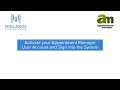 Appointment Manager User Account Activation and Sign into Appointment Manager