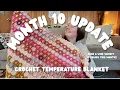Lagu 2025 temperature blanket: Month 10 Update