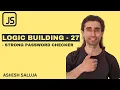 Javascript JS Coding Practice 27 - Strong Password Checker