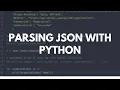 Json Parsing In Python Iterate Over Json Array in python Json Library in Python