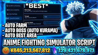 Anime Fighting Simulator Script - AUTO FARM AUTO KURAMA AUTO BOSS AUTO QUEST FRUIT FARM