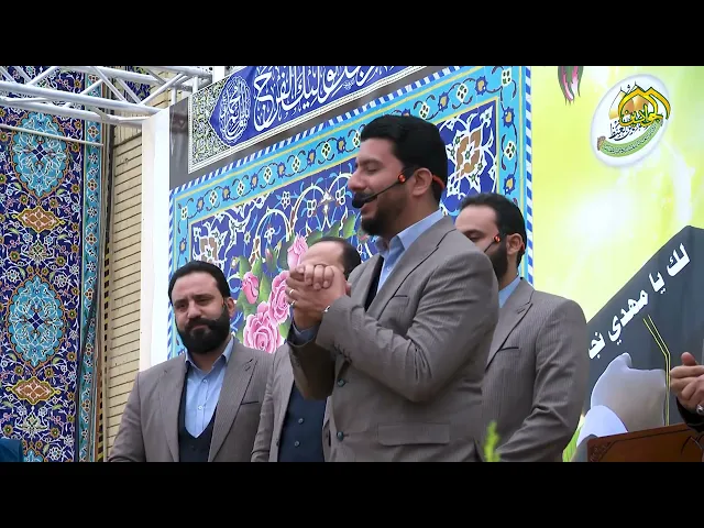 ⁣بحبٍ وامتنان خاطبوا إمامَهم صاحبَ العصرِ والزمان ومع فرقة إنشادِ الجوادينِ (ع) لكَ يامهدي نجاحي