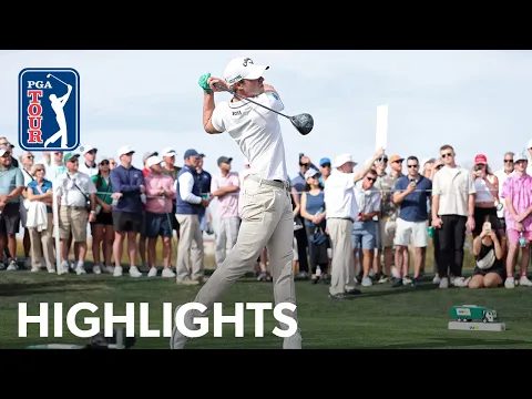 Thomas Detry shoots 6-under 65 | Round 4 highlights | WM Phoenix Open | 2025 - YouTube thumbnail