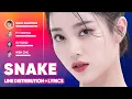 Medusa - Snake | Girls Planet 999 (Line Distribution + Lyrics Karaoke) PATREON REQUESTED