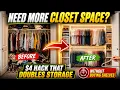 The 4 Closet Hack That Doubles Your Storage Without Buying New Shelves