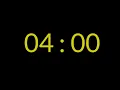 4 Minute Countup Timer - Yellow