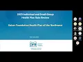 2023 Rate Review Hearing Kaiser Foundation Health Plan of the Northwest