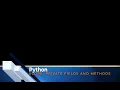 18 Python scopes global variables private variables fields and methods