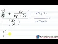 Algebra 2 Lesson How to Simplify Complex Rational Expressions Using the LCD Method