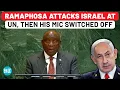 Download Lagu Ramaphosa's Angry Attack On Israel At UN, Then His Mic Gets Switched Off| Palestine,France,S Africa
