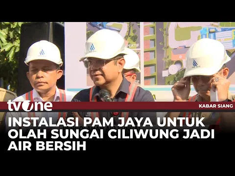 PAM Jaya Resmi Memulai Proyek Pengolahan Air Sungai Ciliwung