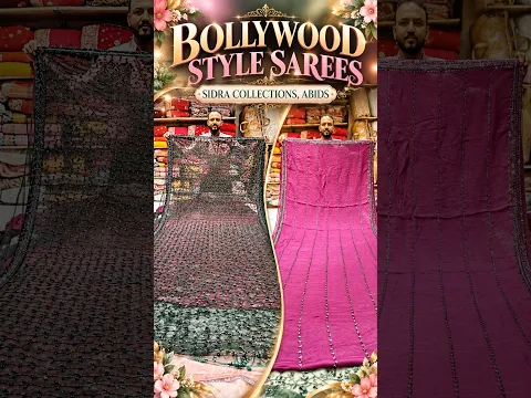 Excusive Bridal Designer Bollywood Style Hand, Beadswork Neted Sarees | Sidra Collections, Abids
