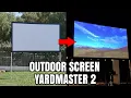 Best outdoor projector Screen Yard Master 2