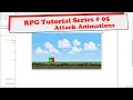 Pygame Creating an RPG Game Part 5 Attack Animations