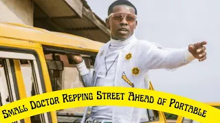 small doctor repping street ahead of portable 
