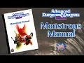 Advanced Dungeons Dragons Second Edition Monstrous Manual