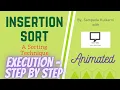 Step by Step Execution Dry Run of Insertion Sort Part 5 Sorting Algorithm Data Structures