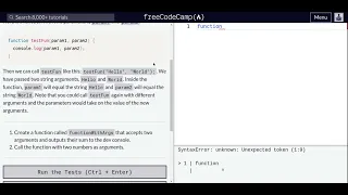 Lesson 50 Basic JavaScript Passing Values to Functions with Arguments