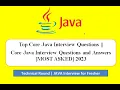 Switch Statement in Java Java Interview Questions and Answers Demonstrated with Live Examples