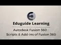 Tutorial 14 Using Add-ins and Scripts in Autodesk fusion 360