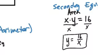 CALC - 4 4 Optimization Notes Part 1