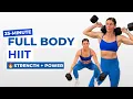 25-Minute Full Body HIIT with Dumbbells Strength Power Supersets